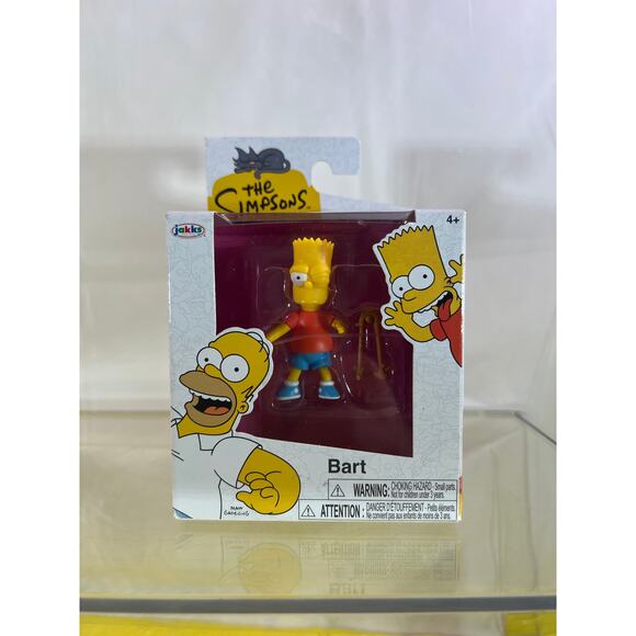 NEW Jakks Pacific The Simpsons Wave 2 Bart with Slingshot - Picture 1 of 8